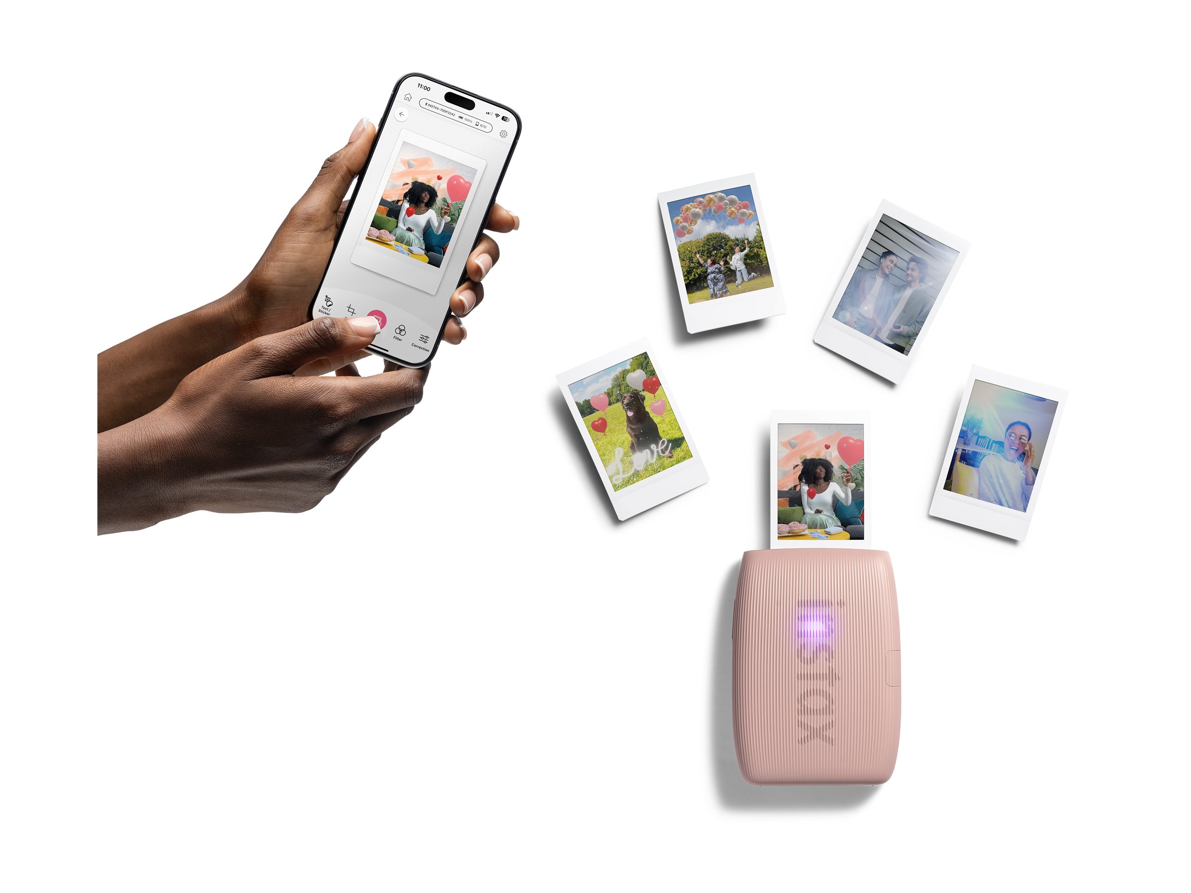 Fujifilm instax mini Link 3 Kompaktfotodrucker Rose Pink