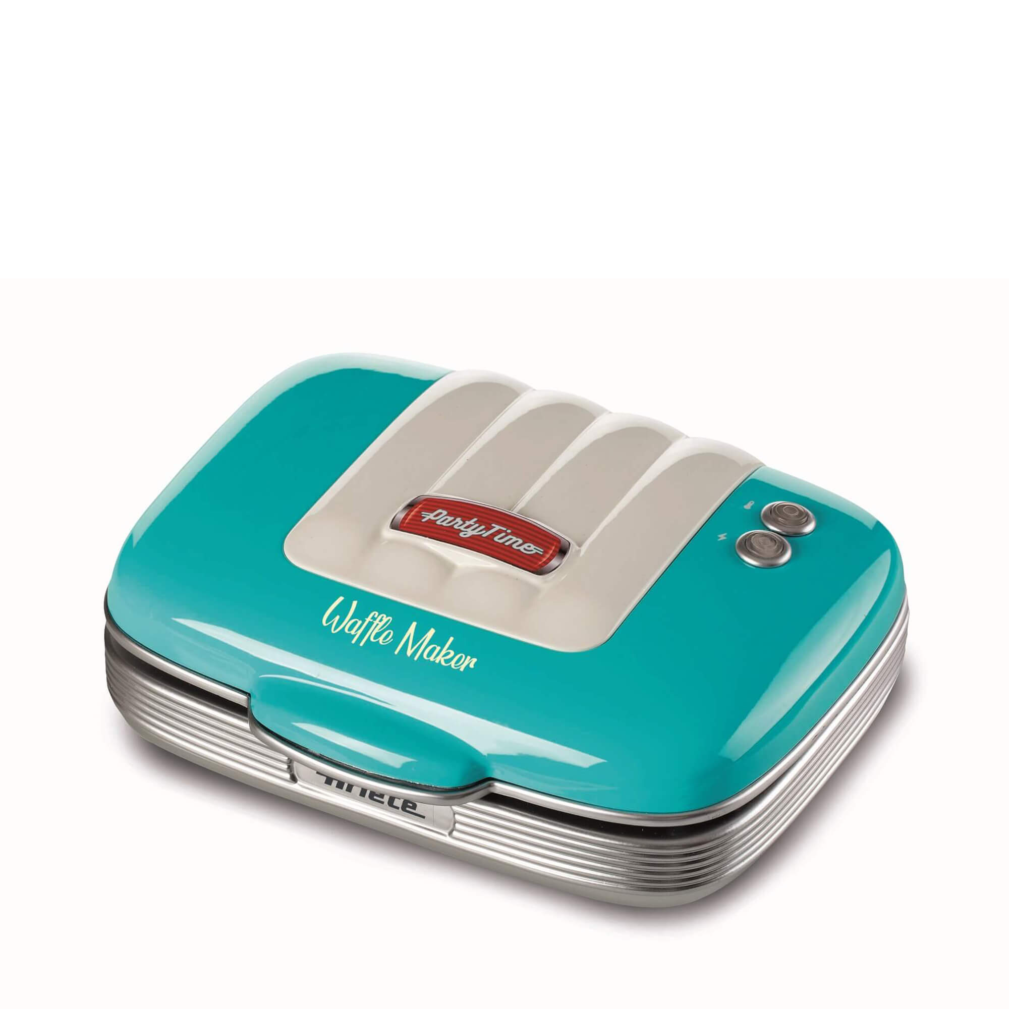 Ariete Party Time 1973 Waffeleisen 2 Waffeln 700 W Hellblau