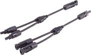 shiverpeaks ®-PV4 T-Adapterkabel Set, 2/1, 4mm², schwarz/schwarz, 30cm (BS02-21032)