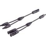 shiverpeaks ®-PV4 T-Adapterkabel Set, 2/1, 4mm², schwarz/schwarz, 30cm (BS02-21032)
