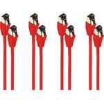 shiverpeaks BS08-41054-4 Netzwerkkabel Rot 5 m Cat8.1 F/FTP (FFTP) (BS08-41054-4)