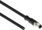 ACT Industrial 3.00 meters Sensor cable M8A 3-pin male to open end, Ultraflex Xtreme TPE cable, shielded (SC3005)