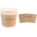 NATURE Star Bechermanschette, aus Pappe, für 200 ml Becher für einwandige Becher, praktischer Hitzeschutz schützt die , - 1 Stück (40219)