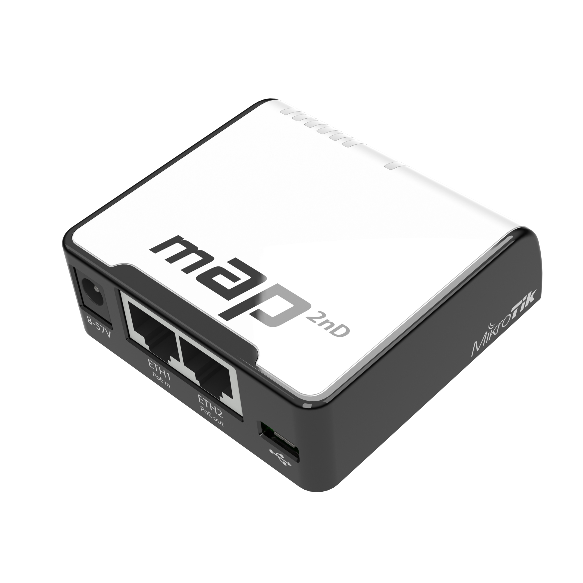 MikroTik RouterBOARD mAP Access Point 2.4 GHz Schwarz, Weiß