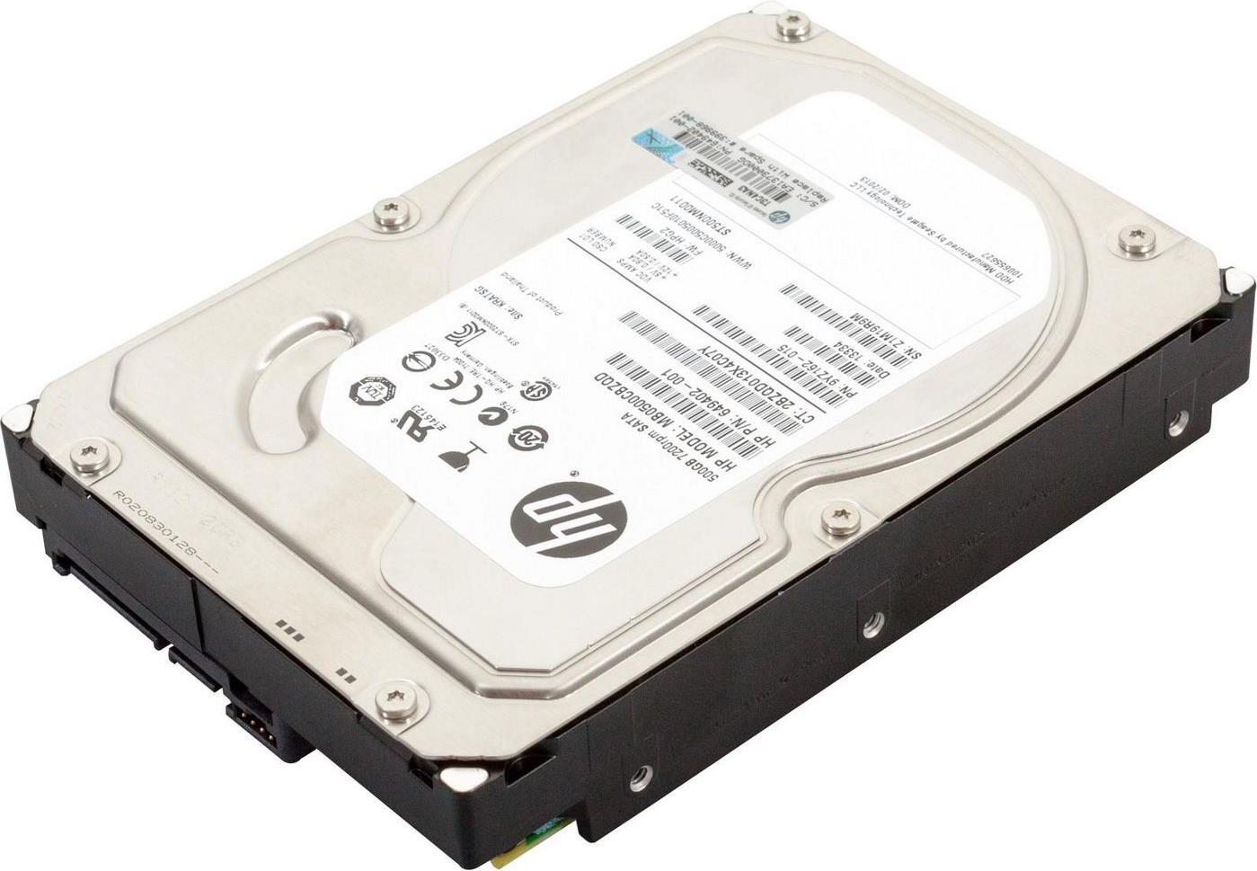 HP Enterprise 500 GB SATA 3,5" Interne Festplatte 7200 RPM