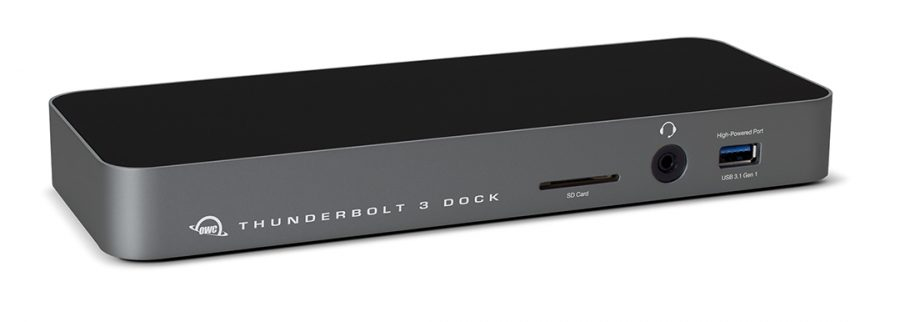OWC Thunderbolt 3 Dock 14-Port Dockingstation 85 W 1GbE Mini DP Space-grau