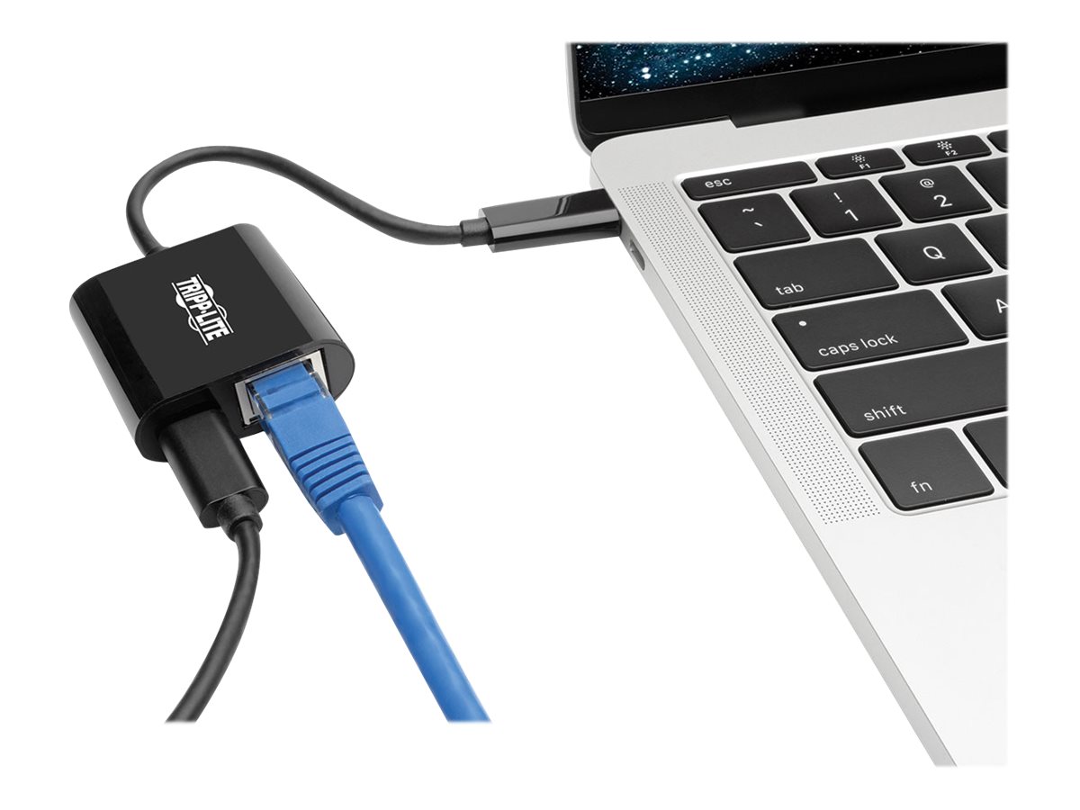 Tripp Lite Eaton Tripp Lite Series USB-C-zu-Gigabit-Ethernet-Adapter USB-C 3.1 Schwarz