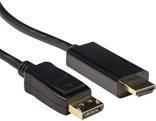 ACT Conversion cable DisplayPort male to HDMI-A male 1.80 m. Length: 1.8 m Dp male - hdmi a male 1.80m (AK3990)