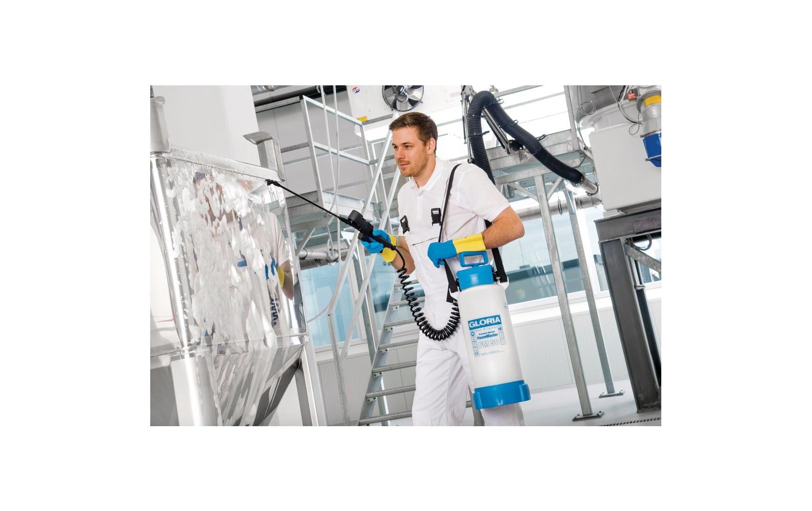 GLORIA FoamMaster FM 50 Drucksprüher 5 l Kunststoff Blau, Weiß