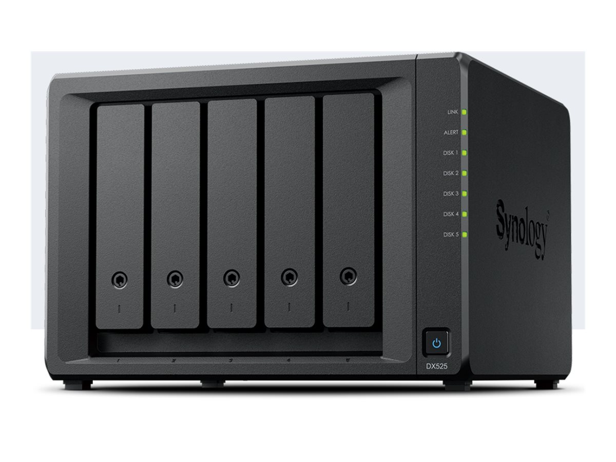 Synology DX525 5-Bay Speichergehäuse SATA USB-C Schwarz