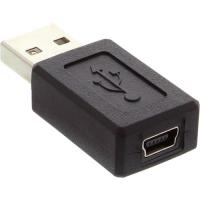 InLine® USB 2.0 Adapter, Stecker A auf Mini-5pol Buchse (33500A)