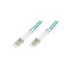DIGITUS Professional - Patch-Kabel - LC Multi-Mode (M) - LC Multi-Mode (M) - 15,0m - Glasfaser - 50/125 Mikrometer - OM3 - halogenfrei - Aquamarin (DK-2533-15/3)