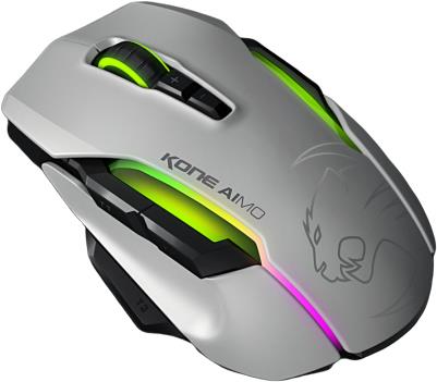 ROCCAT Kone AIMO Gaming-Maus USB Optisch 16000 DPI Weiß