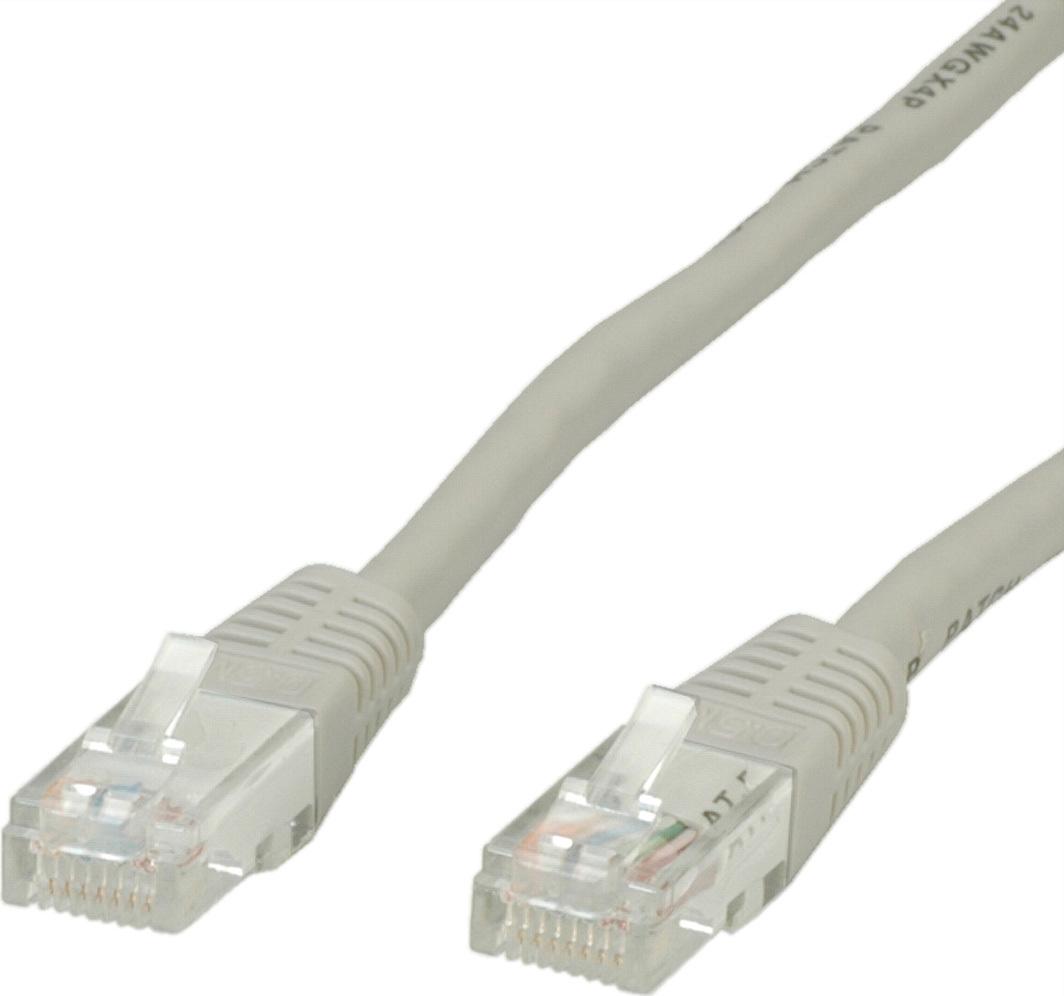 STANDARD UTP-Patchkabel konf. Cat.6 (Class E), beige, 1 m (S1701)