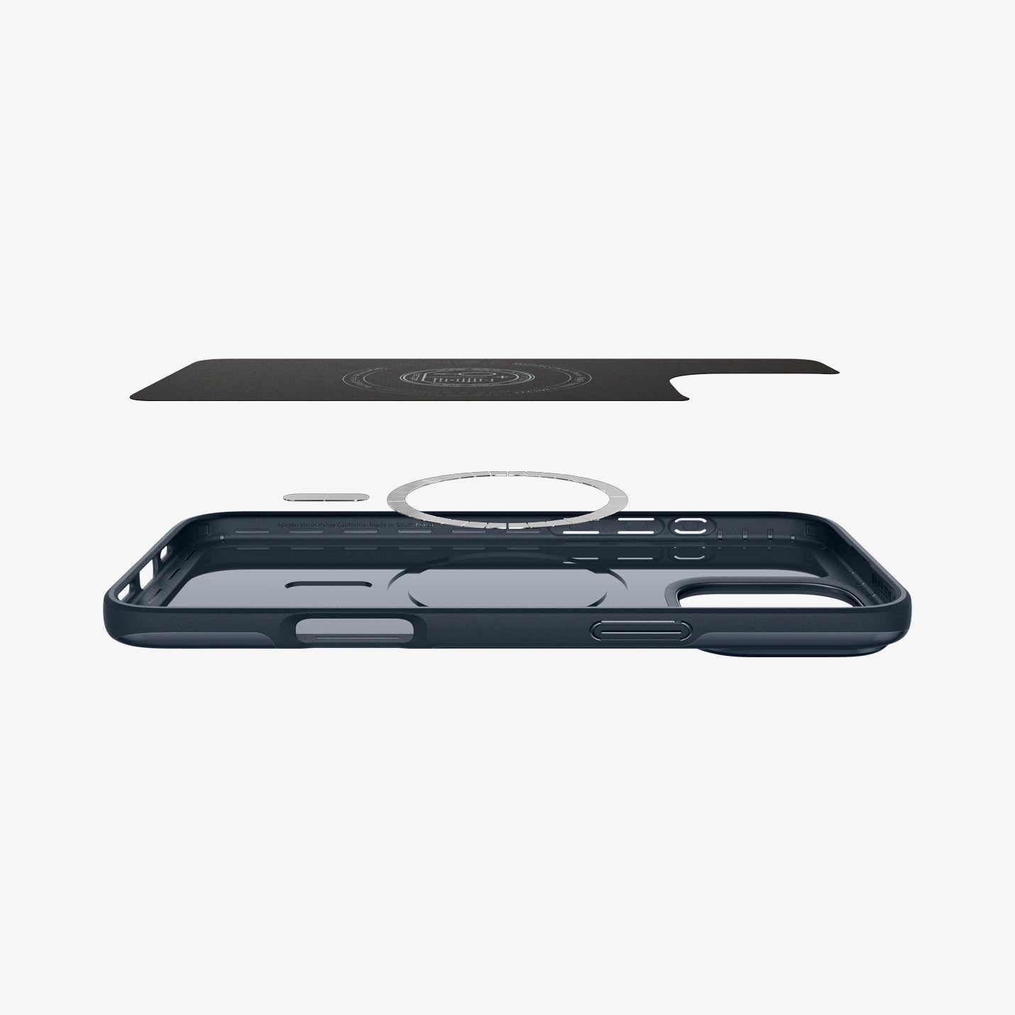 Spigen Thin Fit MagFit MagSafe Hülle iPhone 16 Pro Max Metal Slate