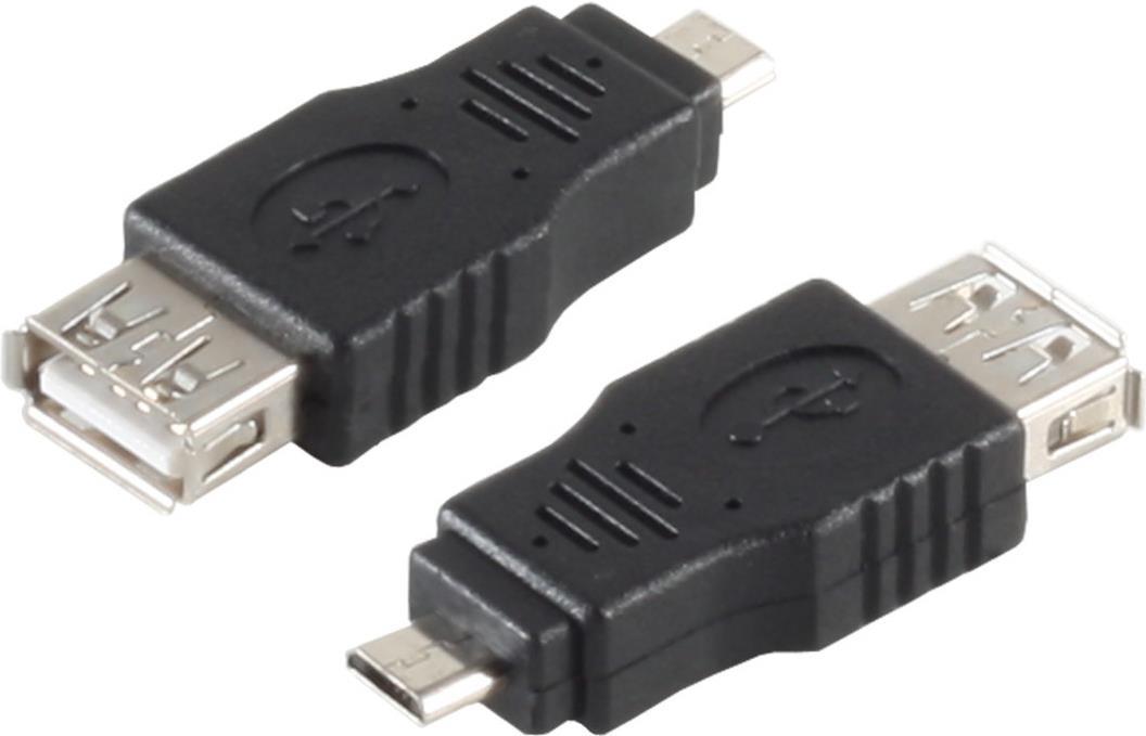 shiverpeaks BS33905 Kabeladapter USB Micro-B USB A Schwarz (BS33905)