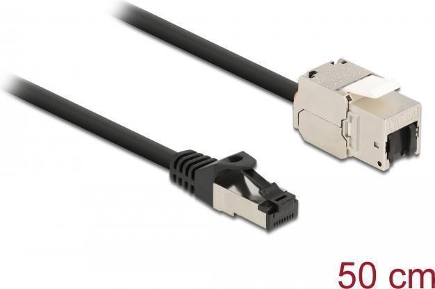Delock Netzwerkverlängerungskabel RJ-45 M bis RJ-45 W Keystone 87025