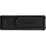 Kingston Technology DataTraveler 64GB Portable USB 3.2 Gen 1 Exodia S (Schwarz/Schwarz) (DTXS/64GB)