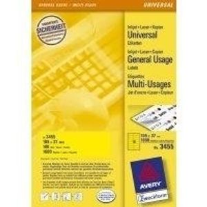 Avery - Aktenetiketten (File Folder Labels) - Gelb - 105 x 37 mm - 1600 Etike... - Avery - Aktenetiketten (File Folder Labels) - Gelb - 105 x 37 mm - 1600 Etike...