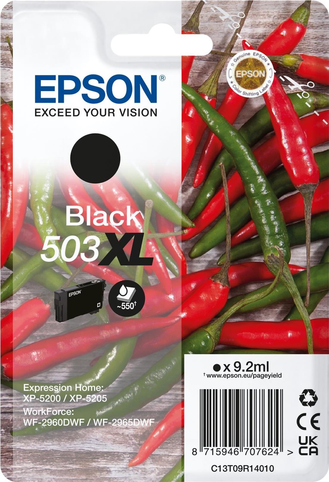 EPSON Tinte schwarz            9.2ml