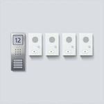 Audio-Set Set CAB 850-4 E/W Basic Edelstahl gebürstet (210008745-00)