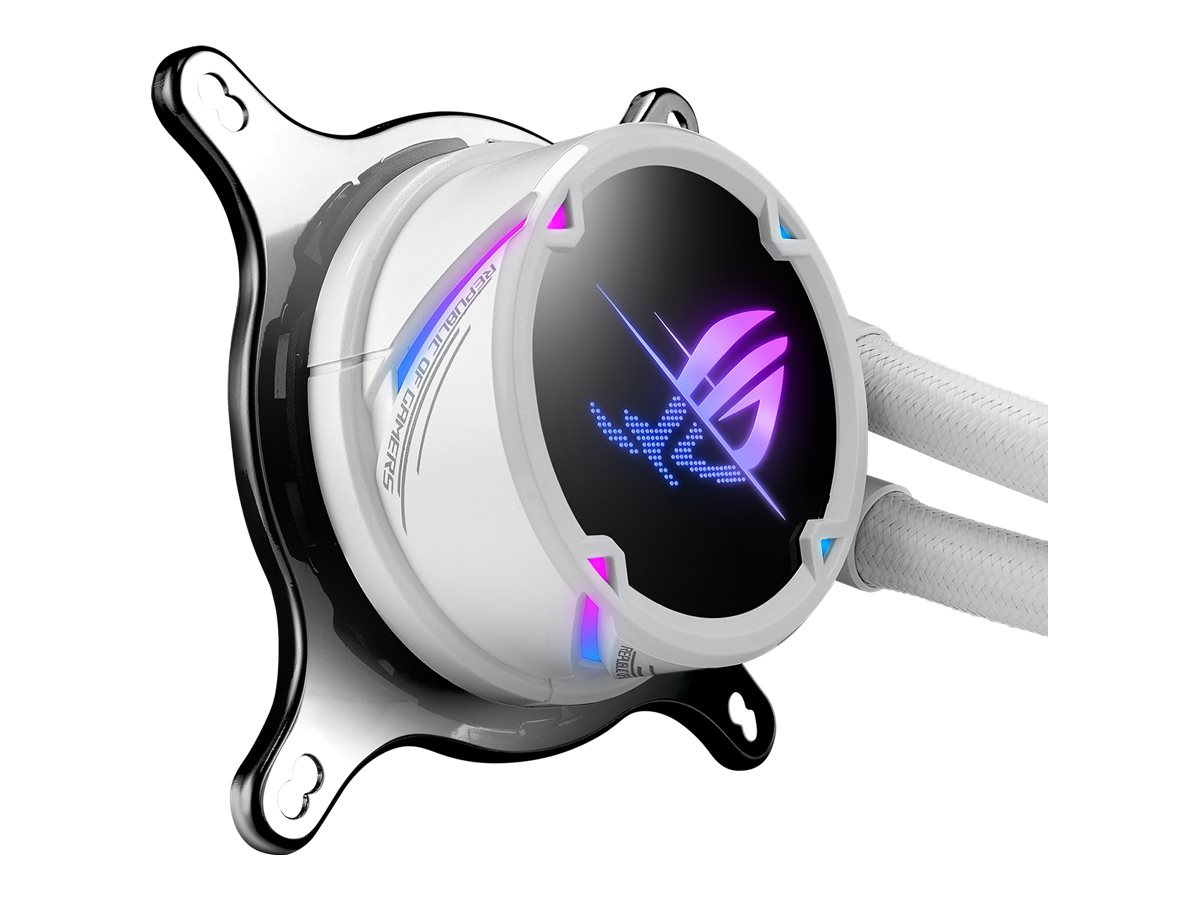 ASUS ROG Strix LC II 240 ARGB White Edition Prozessor-Flüssigkeitskühlsystem 240 mm Weiß
