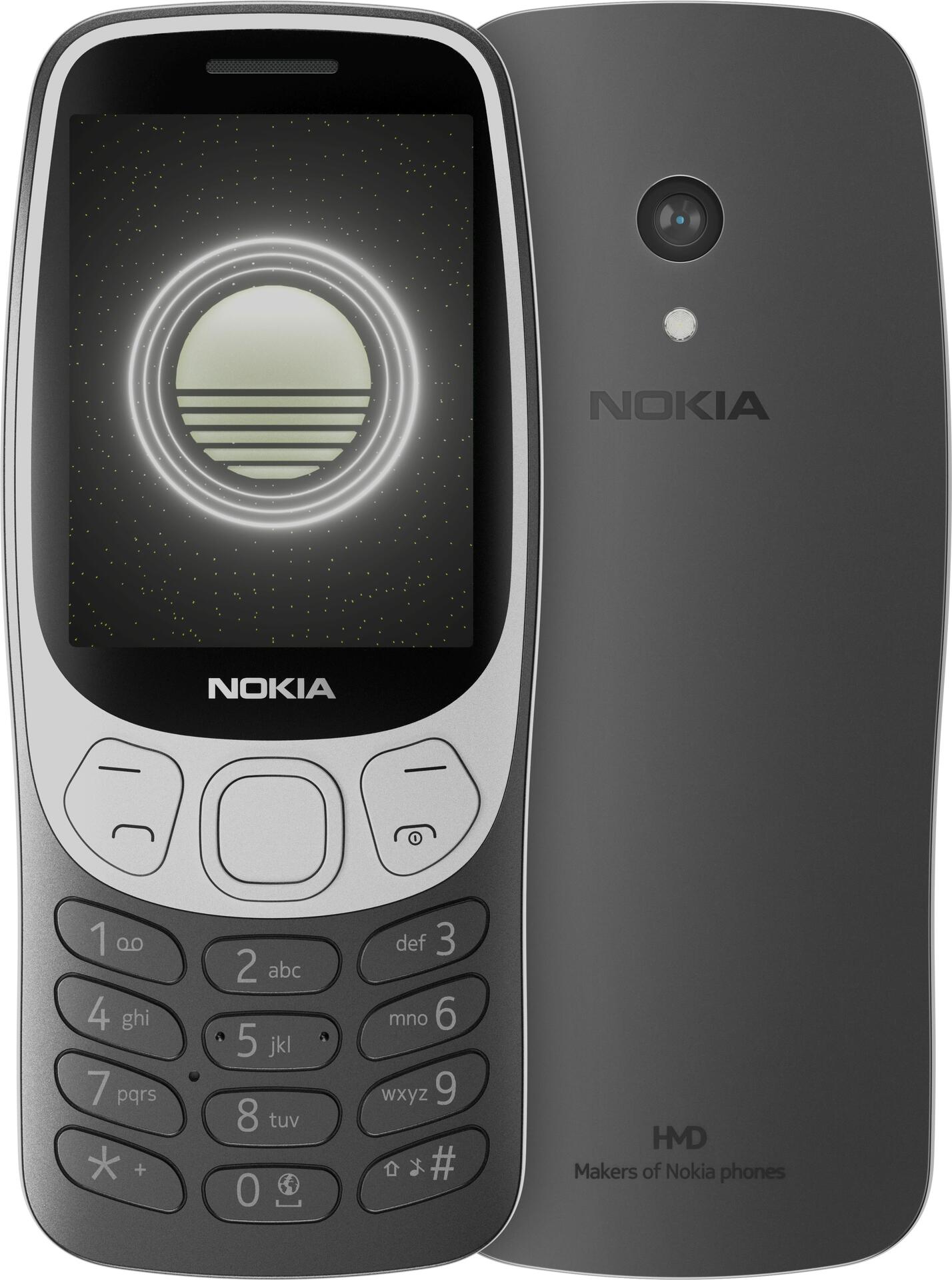 Nokia 3210 6,1 cm (2.4") Schwarz Funktionstelefon (1GF025CPA2L07)