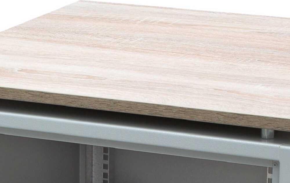 IT-BUDGET Deko-Holzplatte für Server-/Netzwerkschränkes (W-3987-07-00-SON)
