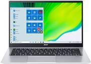 Acer Swift 1 SF114-34-P3PV - Intel Pentium Silver N6000 / 1.1 GHz - Win 10 Home 64-Bit - UHD Graphics - 4 GB RAM - 256 GB SSD - 35.6 cm (14) IPS 1920 x 1080 (Full HD) - Wi-Fi 6 - Reines Silber - kbd: Deutsch
