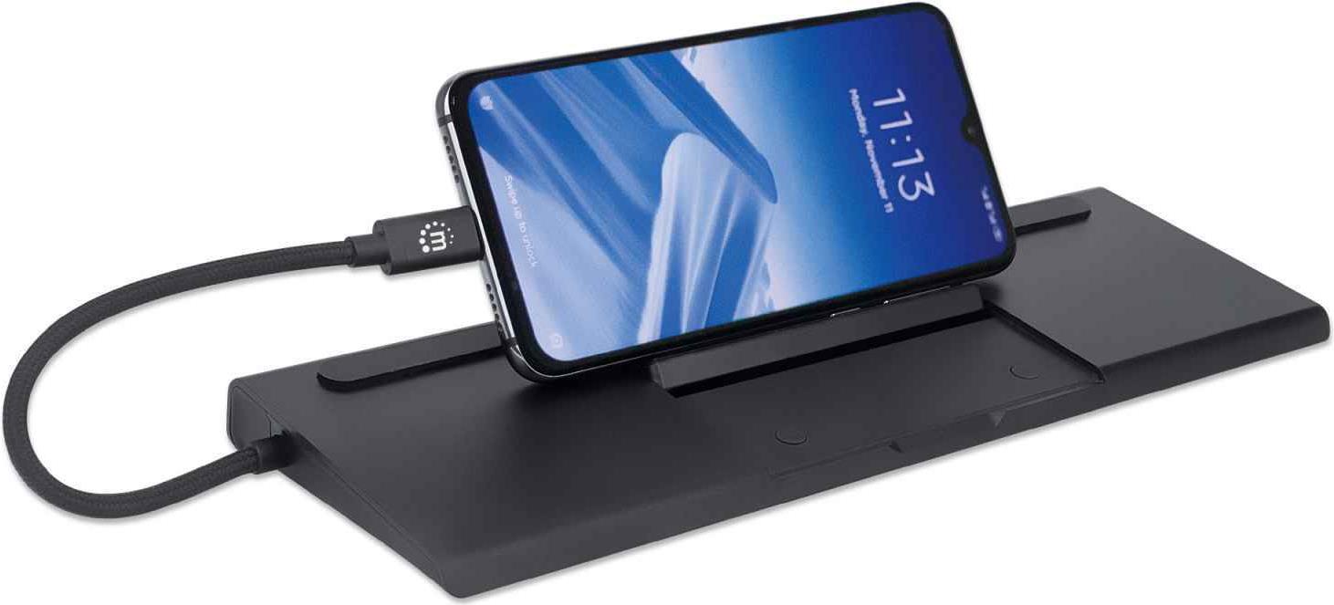 Manhattan USB-C Dockingstation MST 11-in-1 Grau