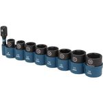 Makita E-16639 - Schlagnuss-Set 3/8" 8-teilig| incl. Adapter 1/4" (E-16639)
