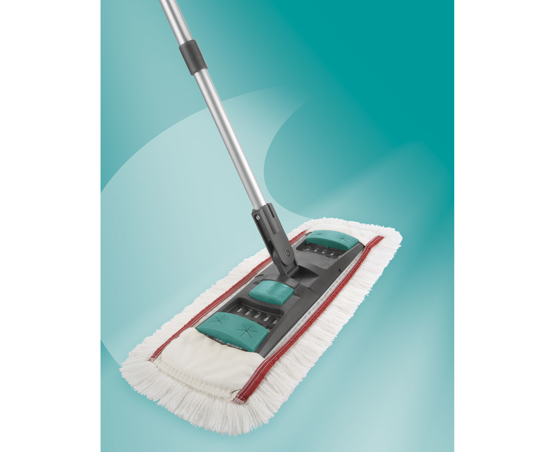 Leifheit Professional 59103 Wischmopp- und Eimerset Blau - Grün - Rot