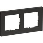 Legrand SEANO+2-fach Rahmen in 765482 der Farbausführung Anthrazit lackiert 5 (765482)