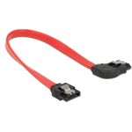 Delock SATA 6 Gb/s Kabel gerade auf rechts gewinkelt 20 cm rot (83967)