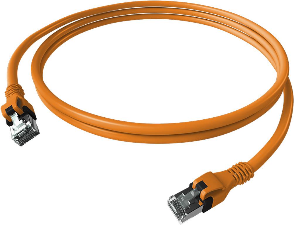 ZVK EasyLan CPP1OOAOAO0010 DualBoot Push Patchkabel Kat.6A geschirmt orange 1,0m (CPP1OOAOAO0010)