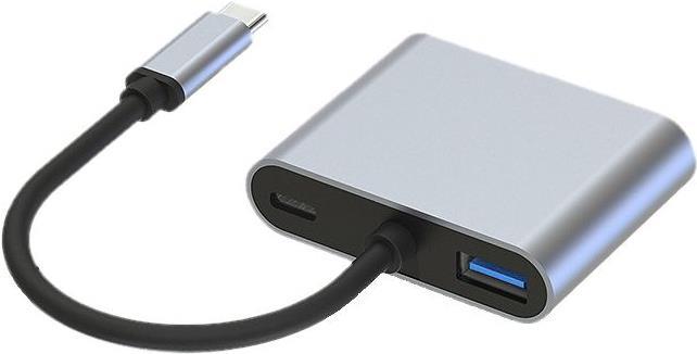 Conceptronic DONN16G USB-C Dockingstation HDMI VGA Power Delivery 100 W Grau