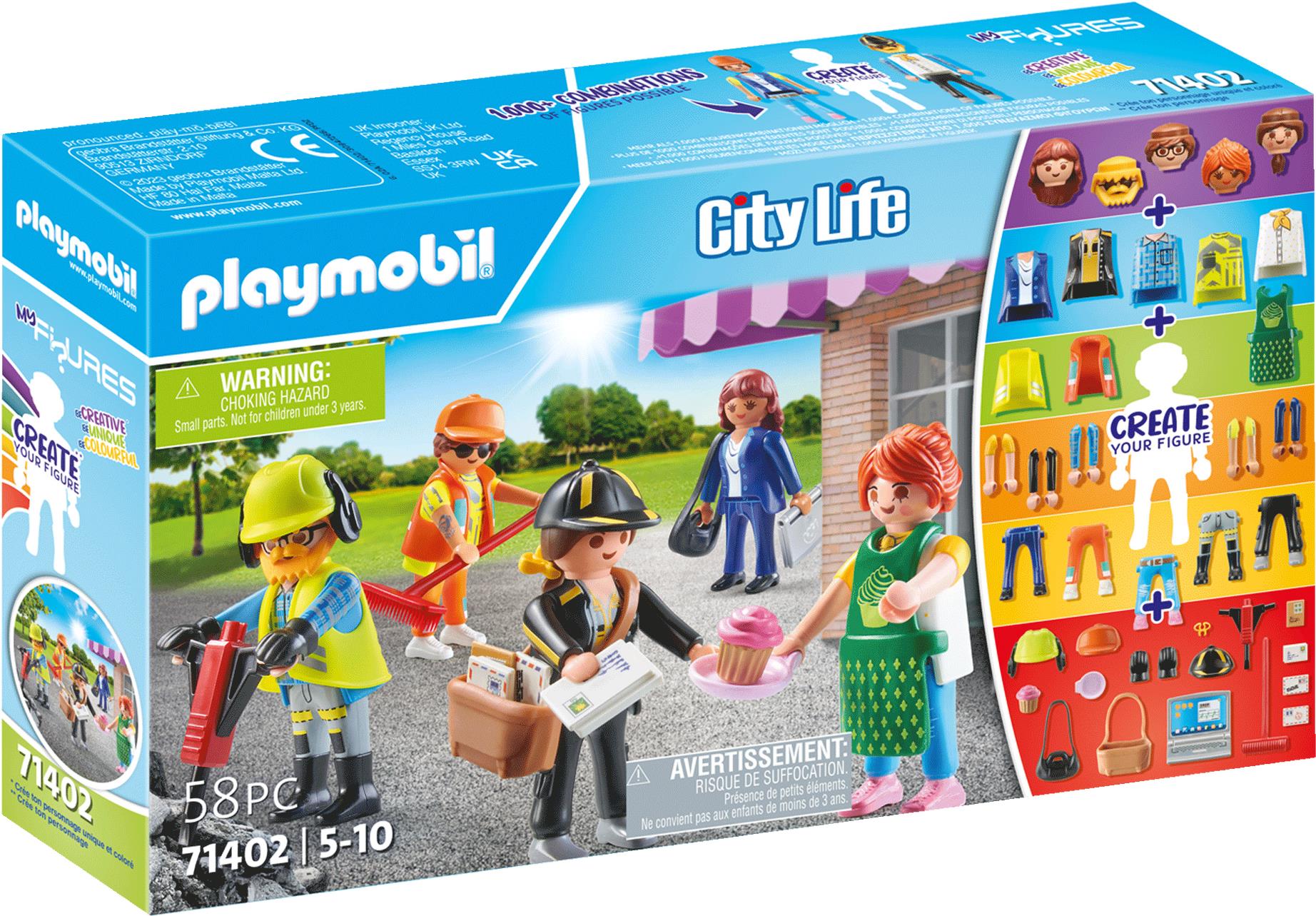 Playmobil City Life My Figures:. Empfohlenes Alter in Jahren (mind.): 5 Jahr(e), Produktfarbe: Mehrfarbig (71402)