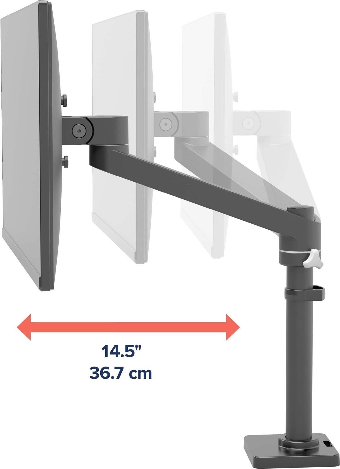 Ergotron NX Monitorarm 34" Mattschwarz