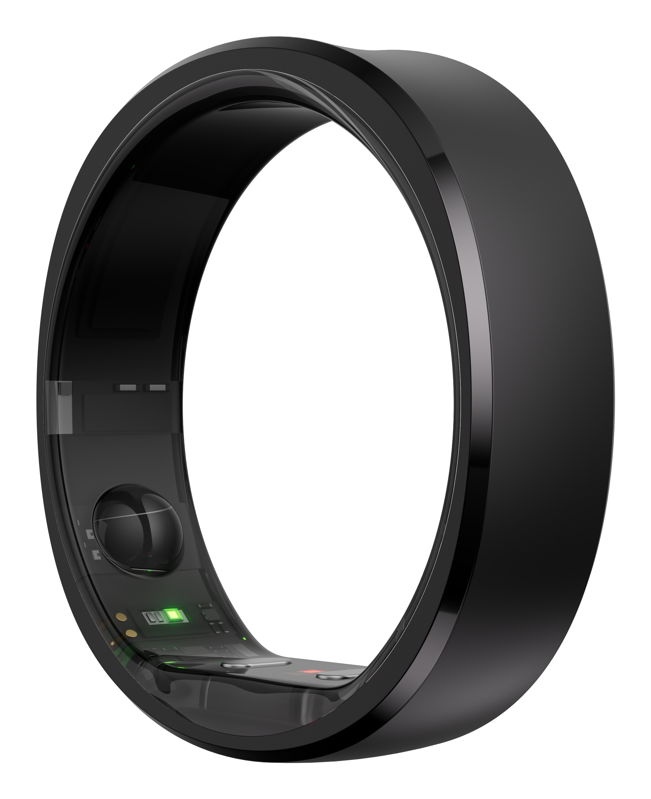 RingConn Smart Ring Gen 2 Aktivitäts-Tracker Größe 12 Schwarz