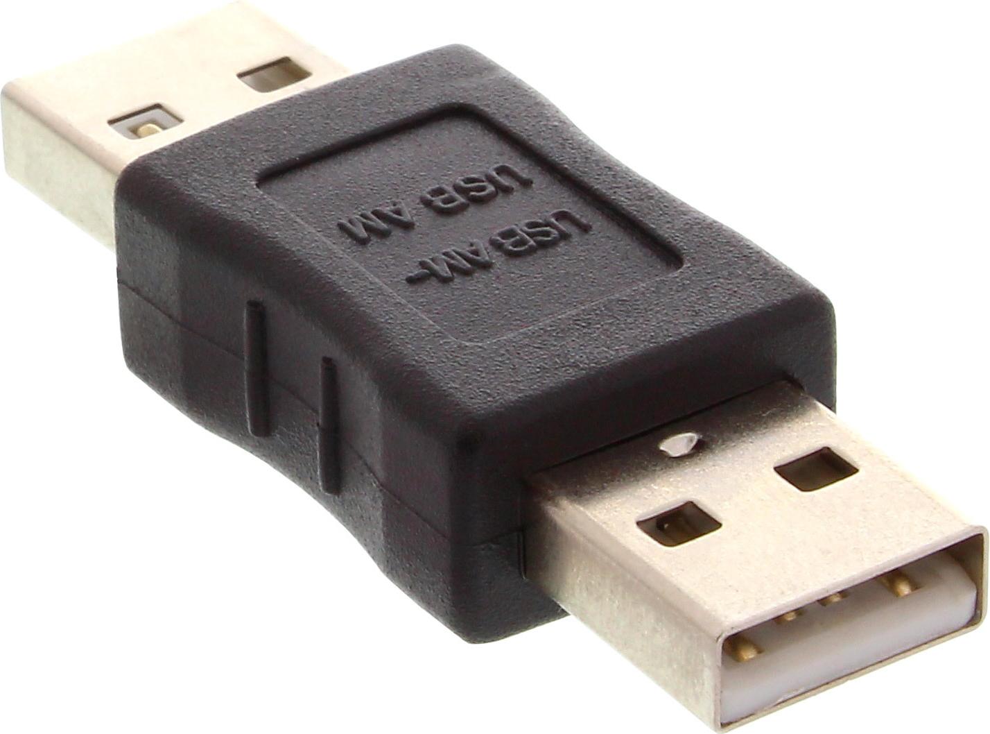 InLine USB 2.0 Adapter Stecker A auf Stecker A Beige