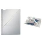 LEITZ Präsentations-Prospekthülle, A4, PVC, glasklar, 0,08mm oben und Lochseite offen, dokumentenecht, Hartfolie (4744-00-00)