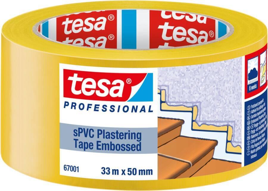 tesa 67001-00001-00 Putzband Gelb (L x B) 33 m x 50 mm 1 St. (67001-00001-00)