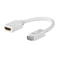 Wentronic Goobay Mini DVI-Adapter, Mini-DVI-Stecker, 0.1 m - Mini DVI Stecker > HDMI™ Kupplung (51745)