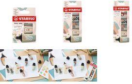 STABILO BOSS MINI Naturevibes Textmarker farbsortiert, 6 St. (07/06-31)