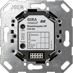 GIRA 057000. Typ: Connection module, Produktfarbe: Metallisch (057000)