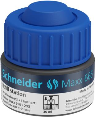 Schneider Schreibgeräte Nachfülltinte Maxx 665 blau (166503)