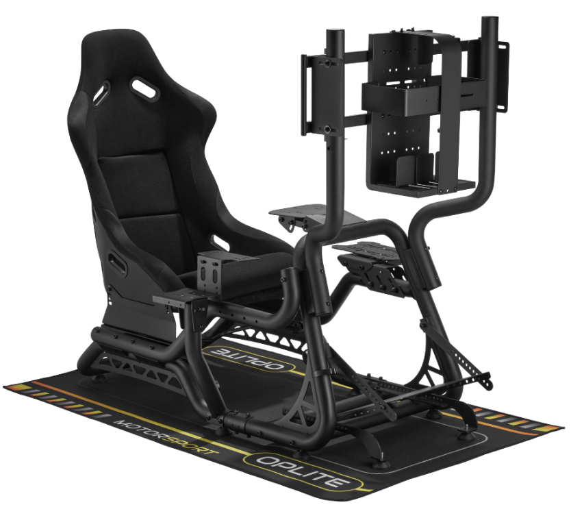 Oplite GTR S3/S8 Elite Single Monitorständer für Flug- und Rennsimulator bis 50" Schwarz
