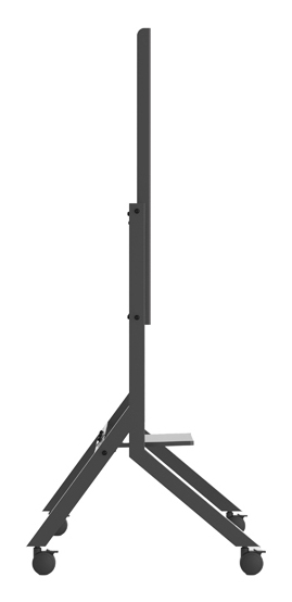B-TECH Momentum BT8546 Rollwagen für 65-110" Touchscreen-Displays, 125 kg, VESA bis 1000x900 mm, Schwarz