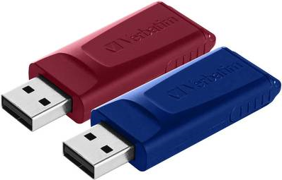 Verbatim Slider USB-Stick 32 GB Rot, Blau 49327 USB 2.0 (49327)
