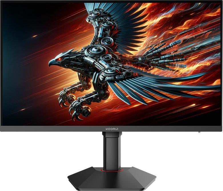 KOORUI G2722P 27" QHD Gaming Monitor IPS 2560x1440 200 Hz FreeSync Schwarz